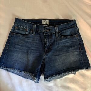 J Crew denim cutoff shorts, size 26